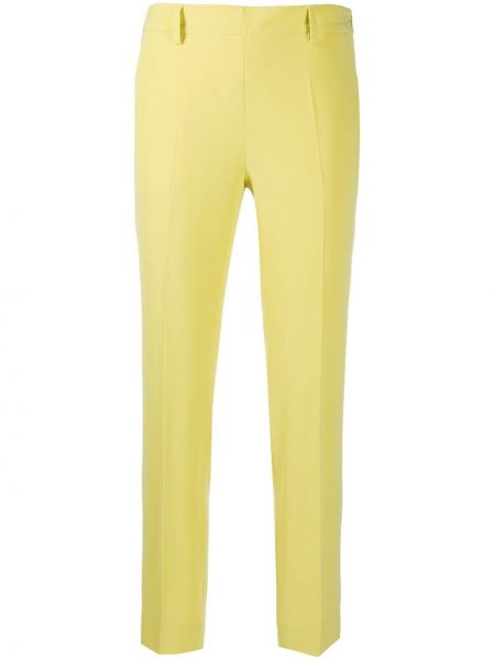 Pantalones slim fit Alberto Biani amarillo