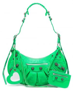 Clutch torbica Balenciaga zelena