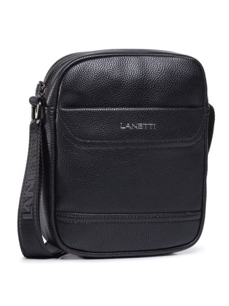 Τσάντα ώμου Lanetti μαύρο