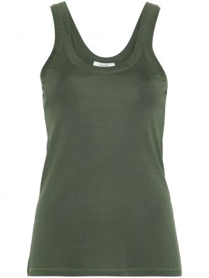 Top din bumbac Lemaire verde