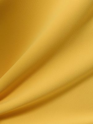 Krepové dlouhé šaty Mônot žltá