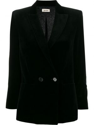 Fløyel lang blazer Zadig&voltaire svart