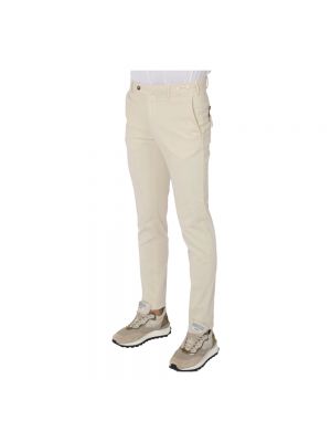 Pantalones chinos de algodón L.b.m. 1911 beige