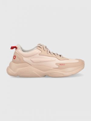 Sneakers boty HUGO Leon růžová barva, 50487568