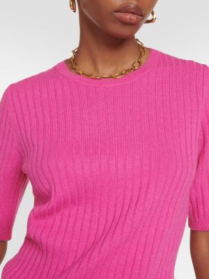 Кашмирен пуловер Jardin Des Orangers розово