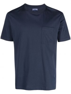Koszulka bawełniana Vilebrequin niebieska