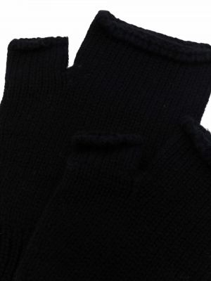 Rękawiczki z kaszmiru Barrie czarne