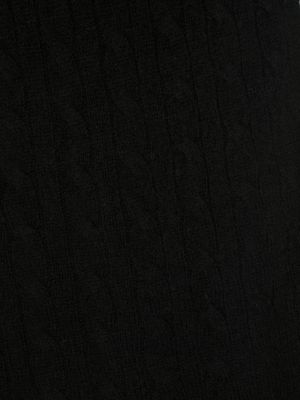 Raštuotas medvilninis polo marškinėliai Polo Ralph Lauren juoda
