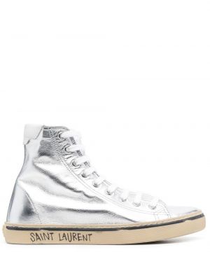 Sneakers Saint Laurent ασημί