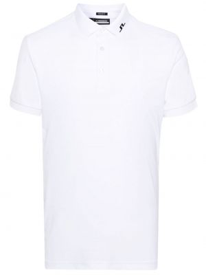 Поло тениска бродирана J.lindeberg бяло