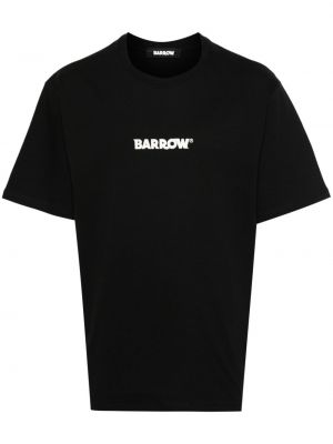 Koszulka z nadrukiem Barrow czarna