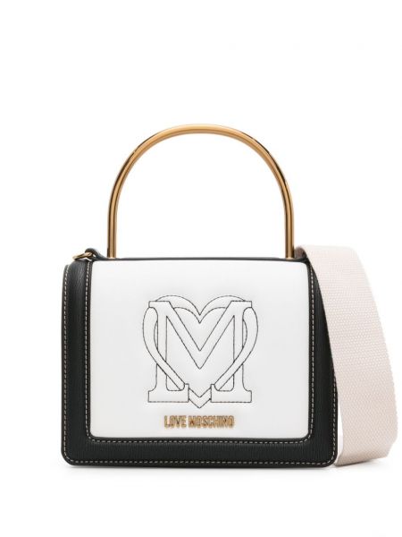 Nákupná taška s výšivkou Love Moschino