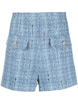 Tweed shorts Sandro blau