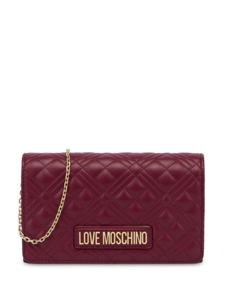 Kožna lančane torbe Love Moschino