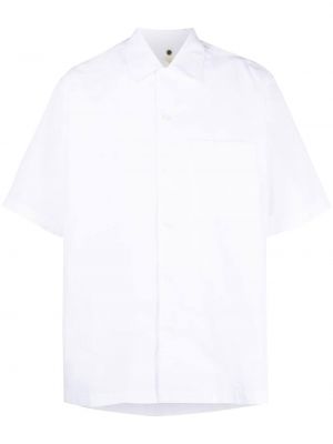 Памучна риза Oamc бяло