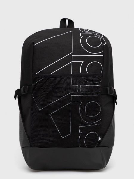 Plecak z printem Adidas, сzarny