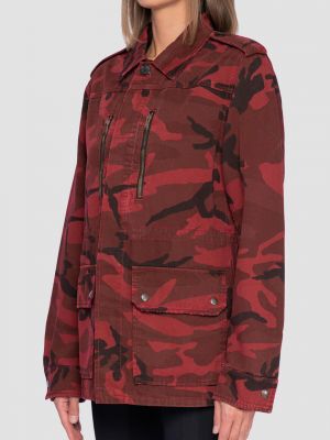 Красная куртка Saint Laurent