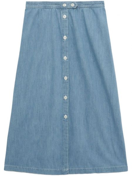 Džínová sukně s vysokým pasem A.p.c.