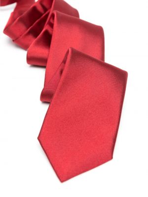 Hedvábná kravata Karl Lagerfeld červená