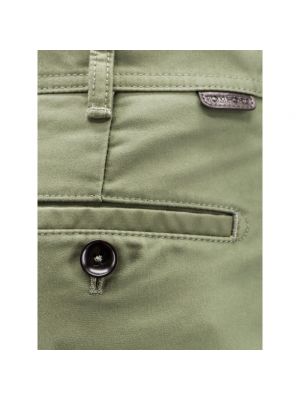Pantalones rectos de algodón Tom Ford verde