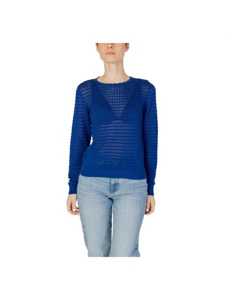 Sweter Vero Moda niebieski