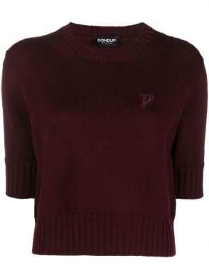 Вълнен пуловер Dondup червено