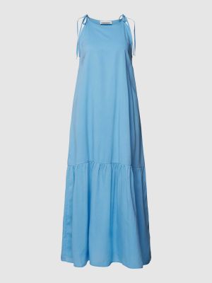 Sukienka długa z lyocellu Armedangels niebieska
