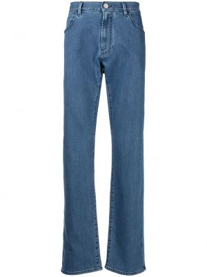 Straight fit džíny Giorgio Armani modré