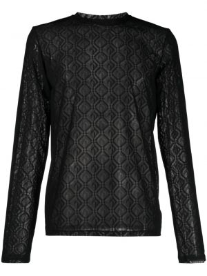 Tinklinis džemperis Marine Serre juoda
