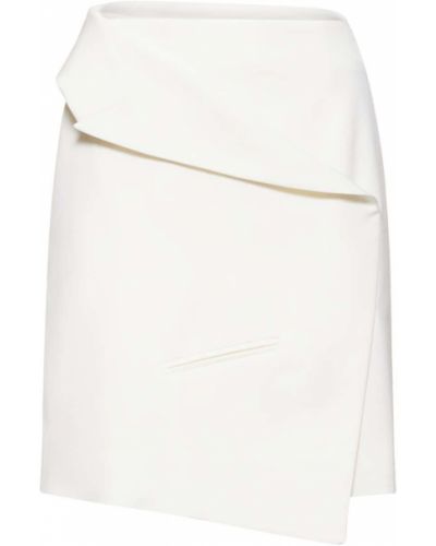 Mini sukně Alexander Mcqueen bílé