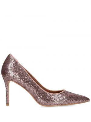 Полуотворени обувки с кристали Kurt Geiger London розово