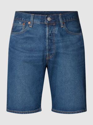 Szorty jeansowe bawełniane Levi's niebieskie
