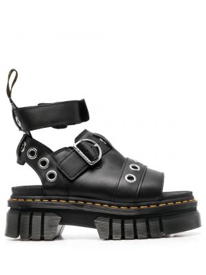 Plattform sandaler med reim Dr. Martens svart