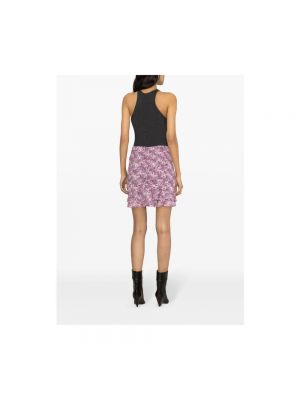 Mini falda con estampado con volantes con estampado abstracto Isabel Marant