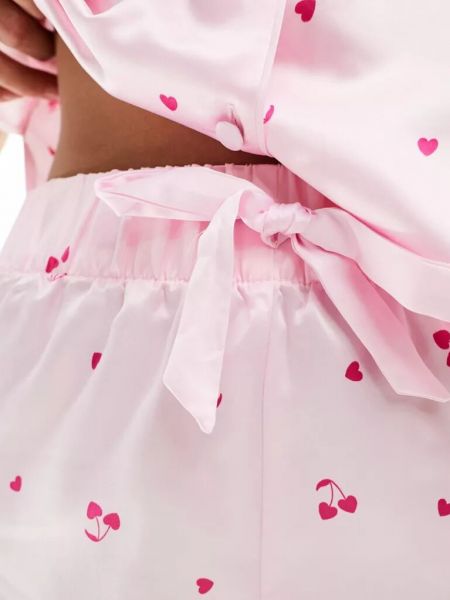 Пижама с принтом Boux Avenue розовая