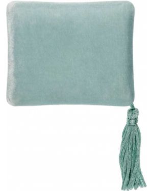 Кадифени чанта тип „портмоне“ Sophie Bille Brahe синьо