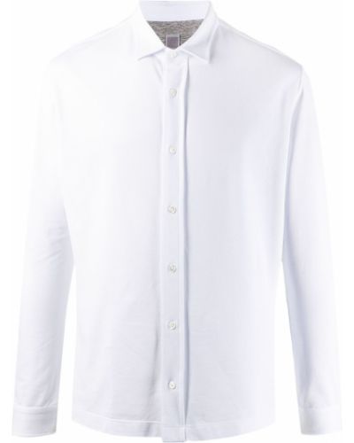 Camisa ajustada con botones Eleventy blanco