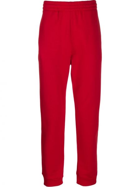Pantalones de chándal con estampado Msgm rojo
