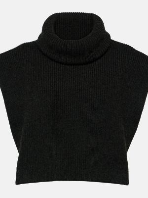 Кашмирен пуловер The Row черно