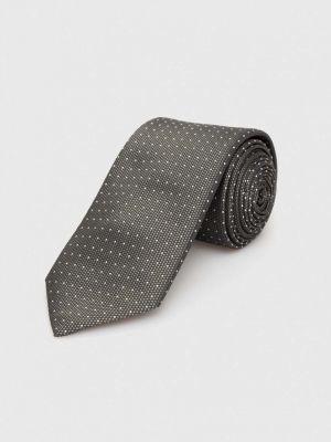Копринена вратовръзка Boss зелено