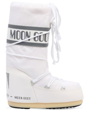 Škornji čez koleno iz najlona Moon Boot črna