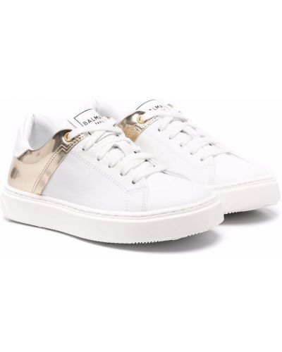 Sneakers for jenter Balmain Kids hvit