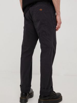 Pantaloni chino din bumbac Superdry negru