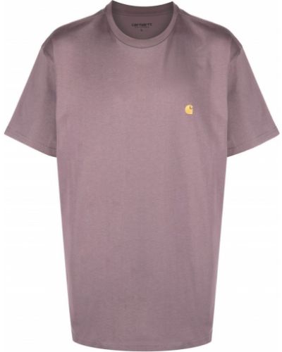 Brodert t-skjorte Carhartt Wip lilla