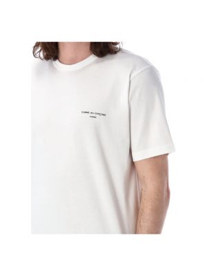 Camiseta de algodón clásica con estampado Comme Des Garçons