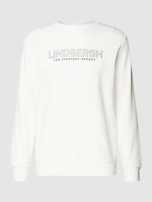 Bluza z nadrukiem Lindbergh biała