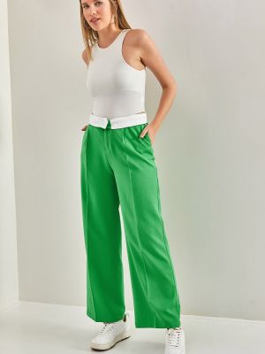 Kalhoty Bianco Lucci zelené