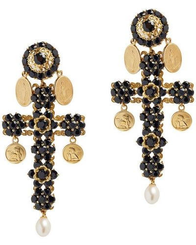Boucles d'oreilles avec perles à boucle Dolce & Gabbana