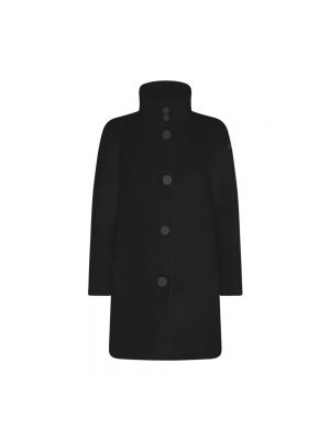 Aksamitny płaszcz Rrd czarny