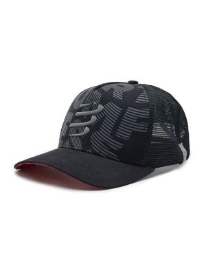 Cappello con visiera Compressport nero